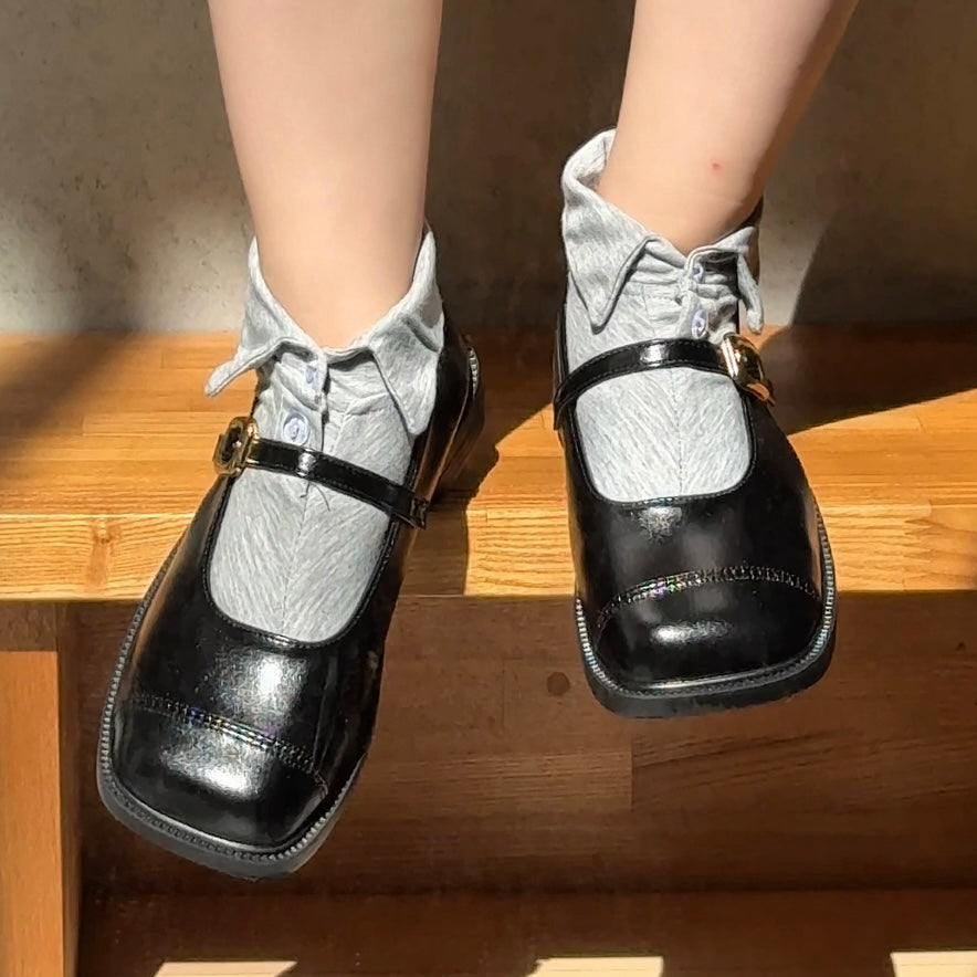 シャツ襟ソックス