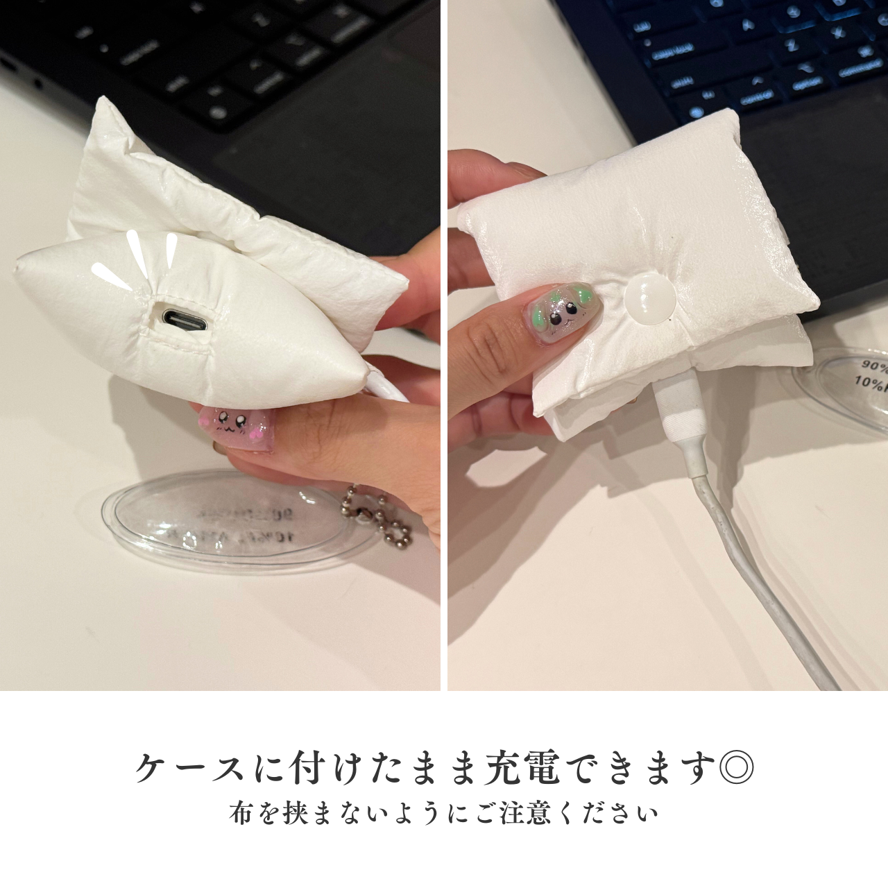 AirPodsダウンジャケット