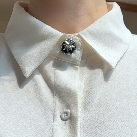 Button cover No. 2 Blue Stella