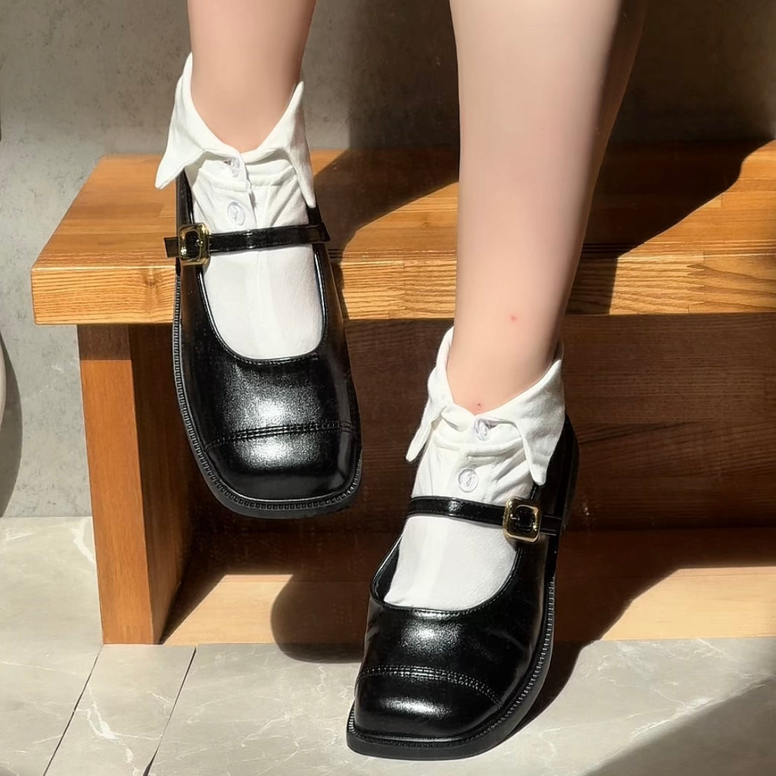 シャツ襟ソックス