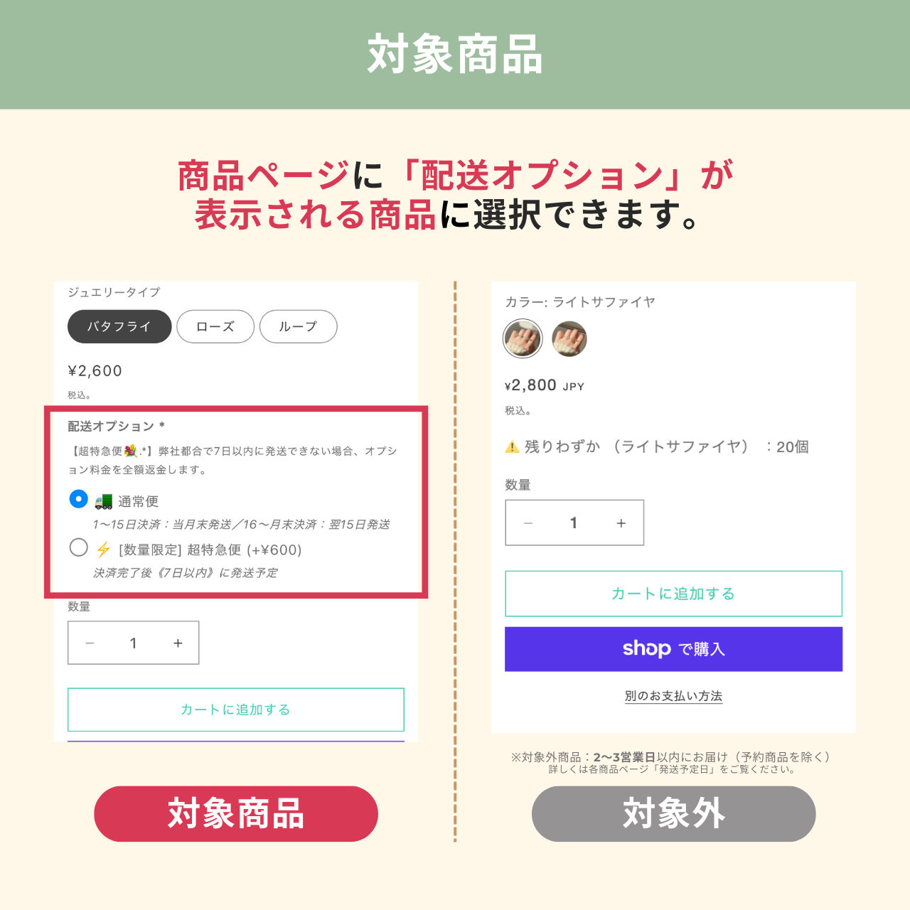 [数量限定] 超特急便オプション（＋¥600）