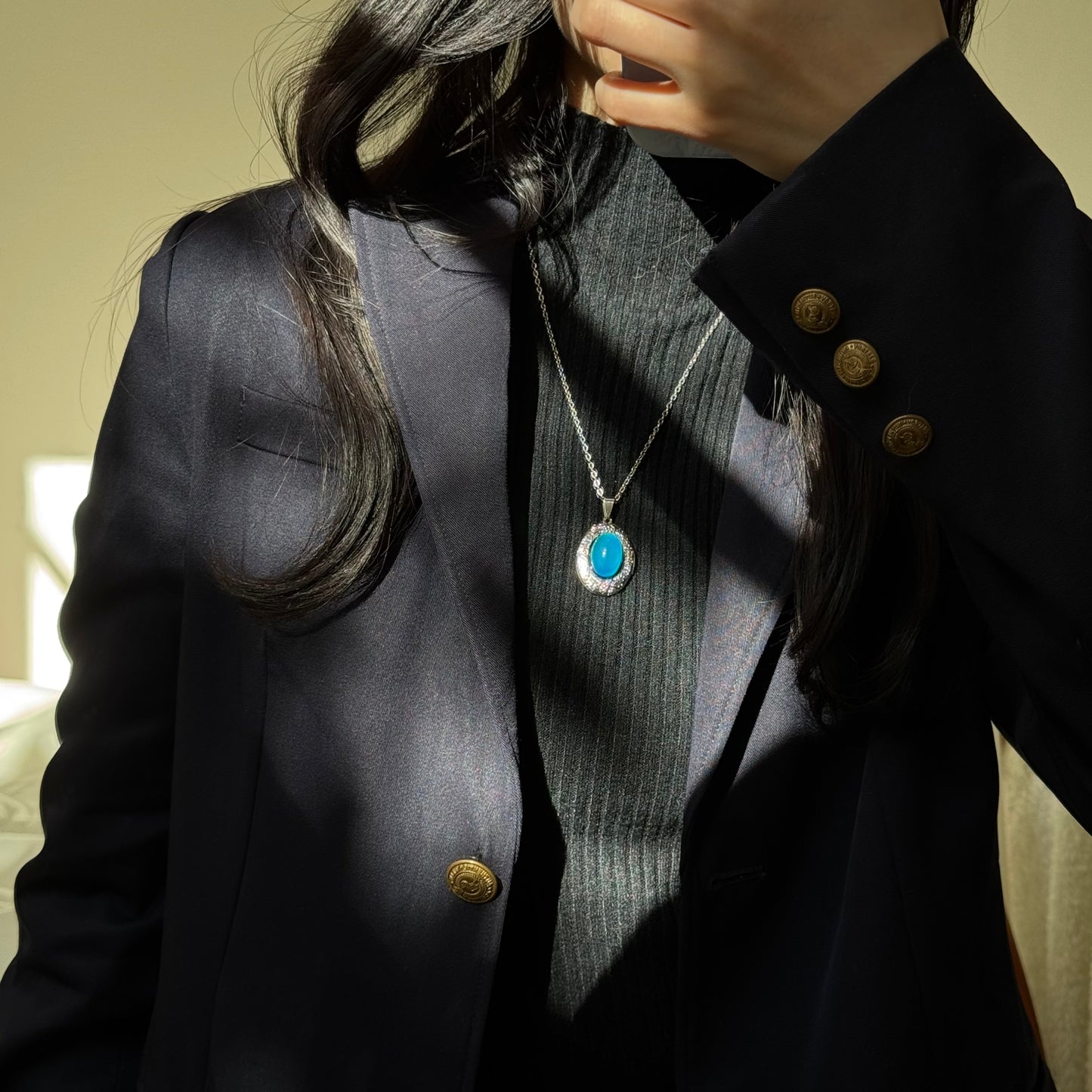 【体温で色が変わる】恋色ペンダント