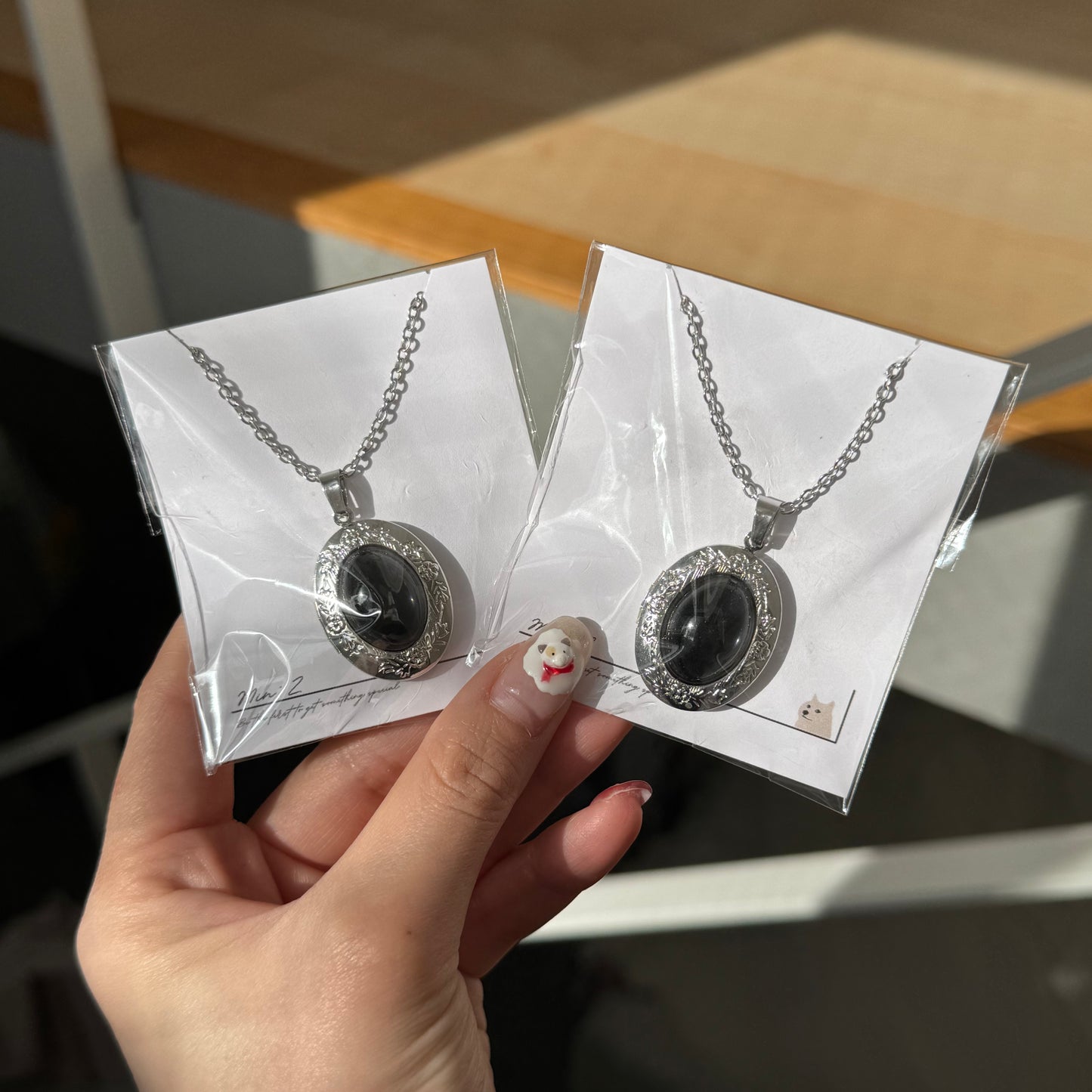 【体温で色が変わる】恋色ペンダント